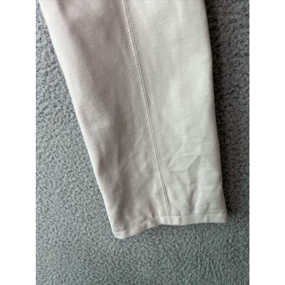 DKNY Pants 10 Medium Pull On Ankle Skinny Fit Cream Beige Career Modern Leggings - Picture 3 of 14